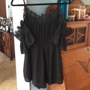 LF Erie Shoulderless Romper
